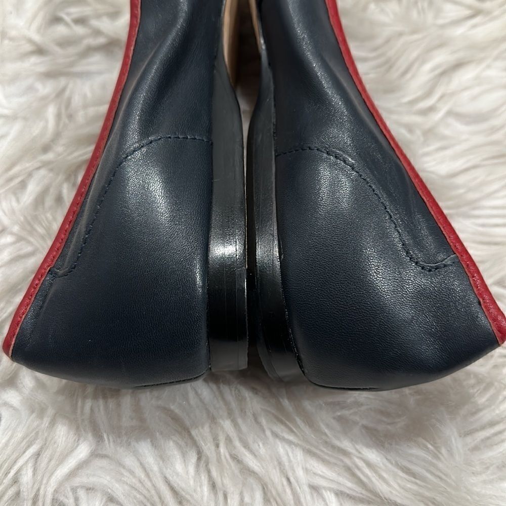 Array Salute Leather Red White And Blue Star Embellished Slip On Loafer Sz 10N - Picture 7 of 14